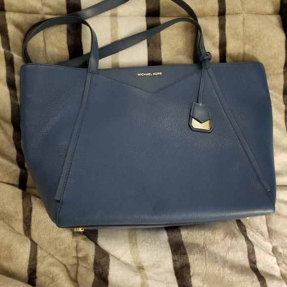 NWT Whitney Large Leather Tote Bag - Picture 5 of 8
